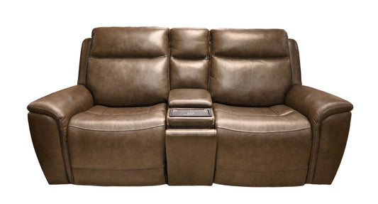 K-Motion Zero Gravity Power Loveseat with Console & Adjustable Headrest