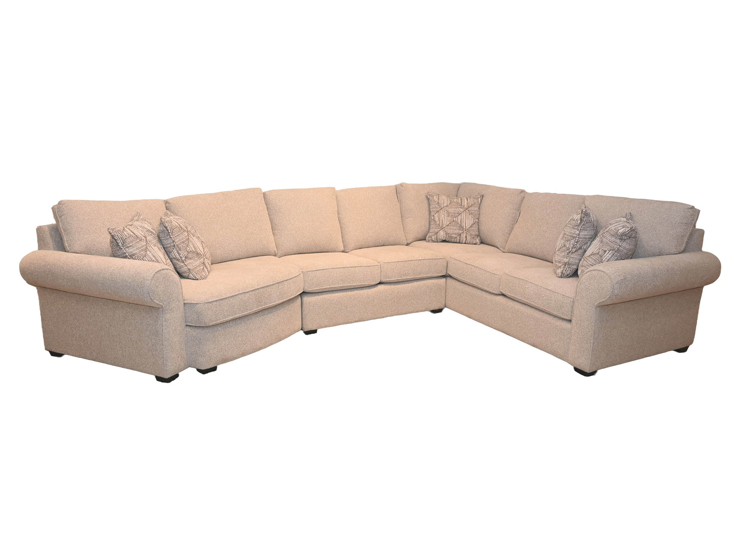 Superstyle Stationary Sectional in Santorini Sand