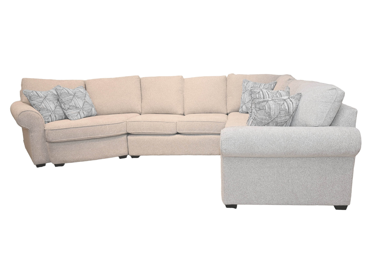 Superstyle Stationary Sectional in Santorini Sand