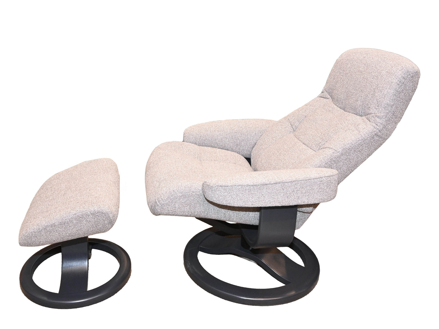 Fjords Muldal Small Swivel Chair & Ottoman