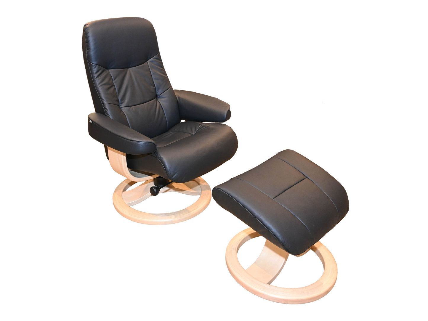 Fjords Muldal Small Swivel Chair & Ottoman