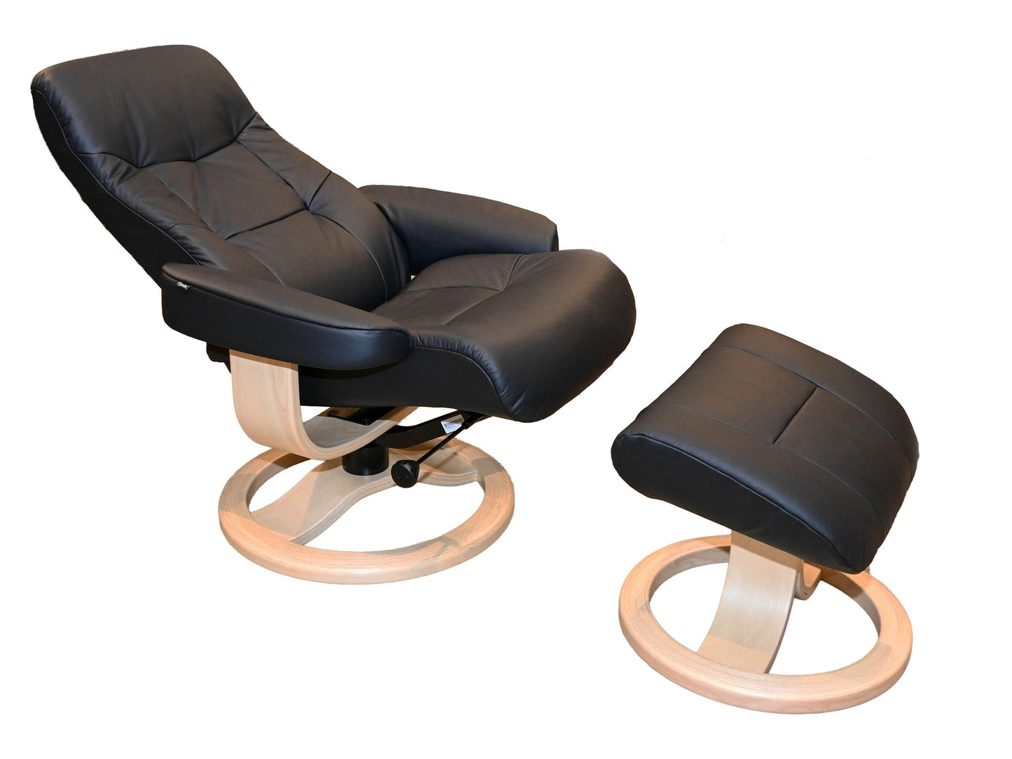 Fjords Muldal Small Swivel Chair & Ottoman