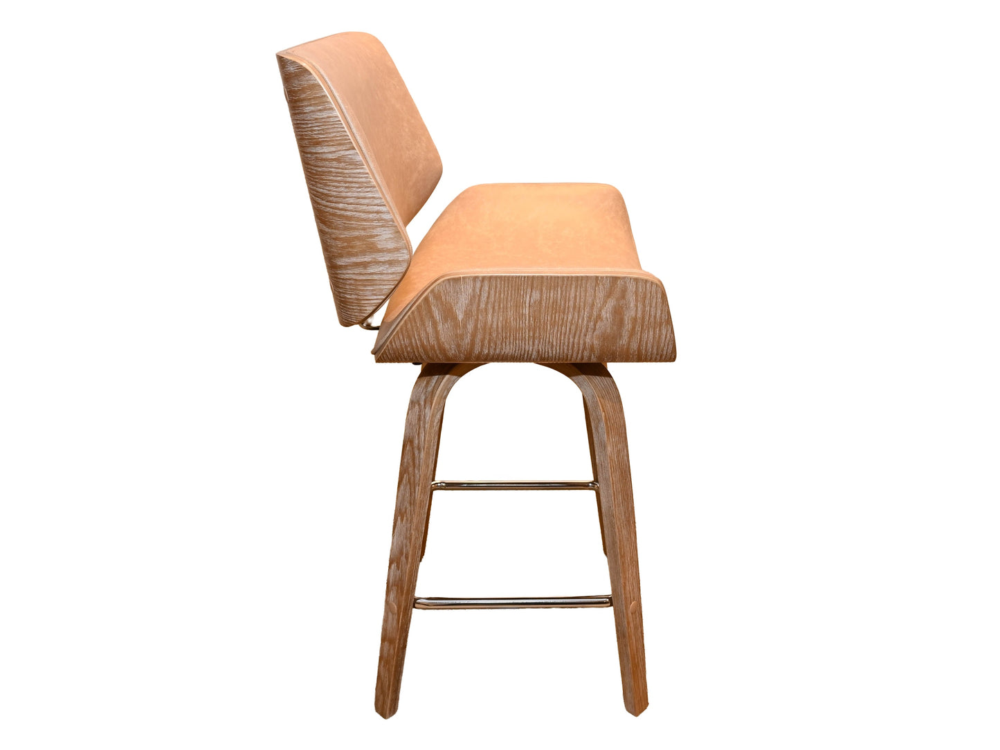 Donald Choi Tyler Modern Counter Height Swivel Stool