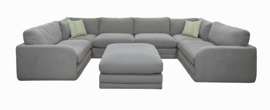 K-Motion 6 Piece Modular Sectional in Brent Mineral