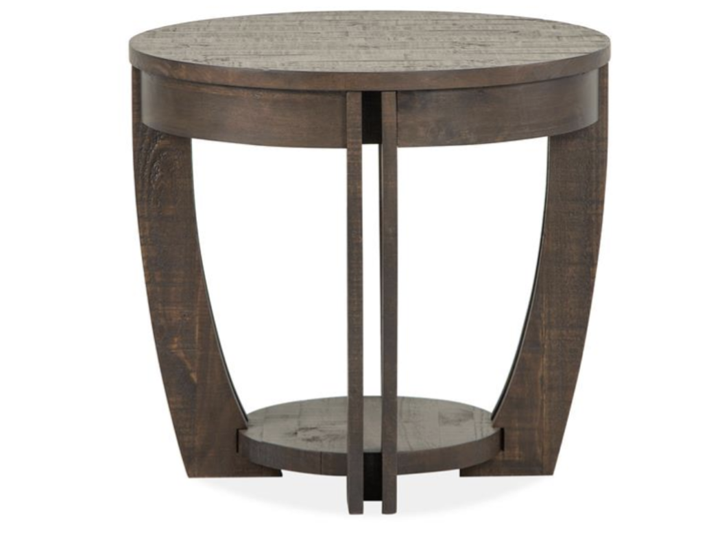 Magnussen Home Round End Table
