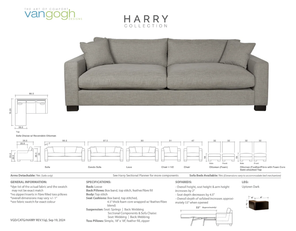 Van Gogh Harry Sofa
