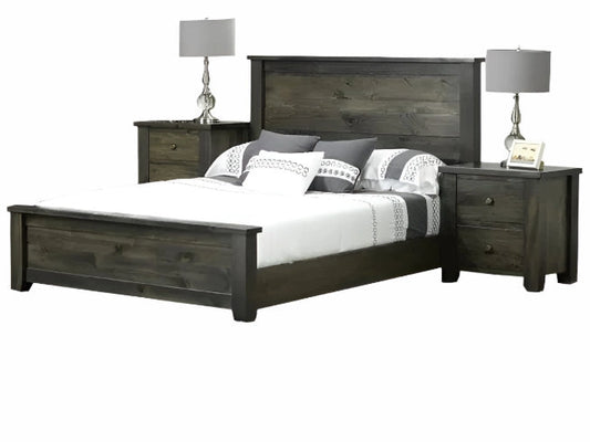 Rough Sawn King Bed